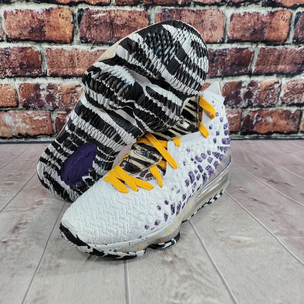 Nike Lebron 17 Bron 2k Playoffs GE Lakers Champs